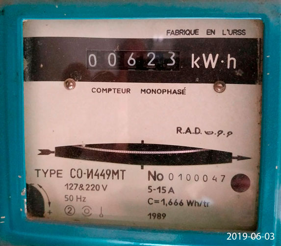 Предыдущий счетчик