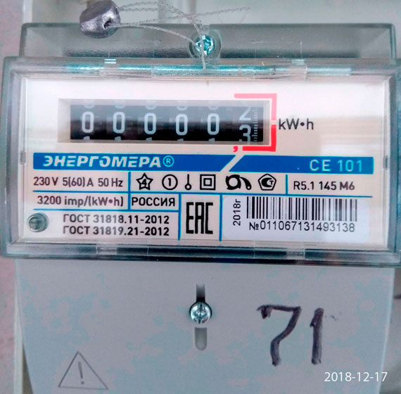 Актуальный счетчик