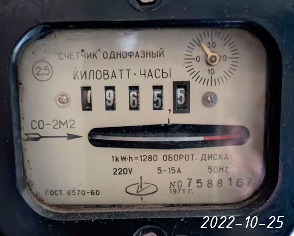 Предыдущий счетчик